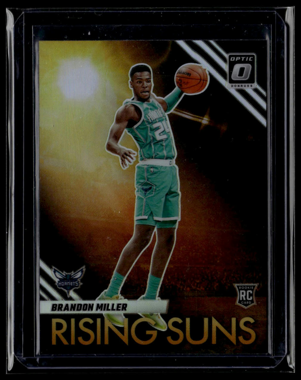 2023-24 Donruss Optic #4 Brandon Miller Rising Suns