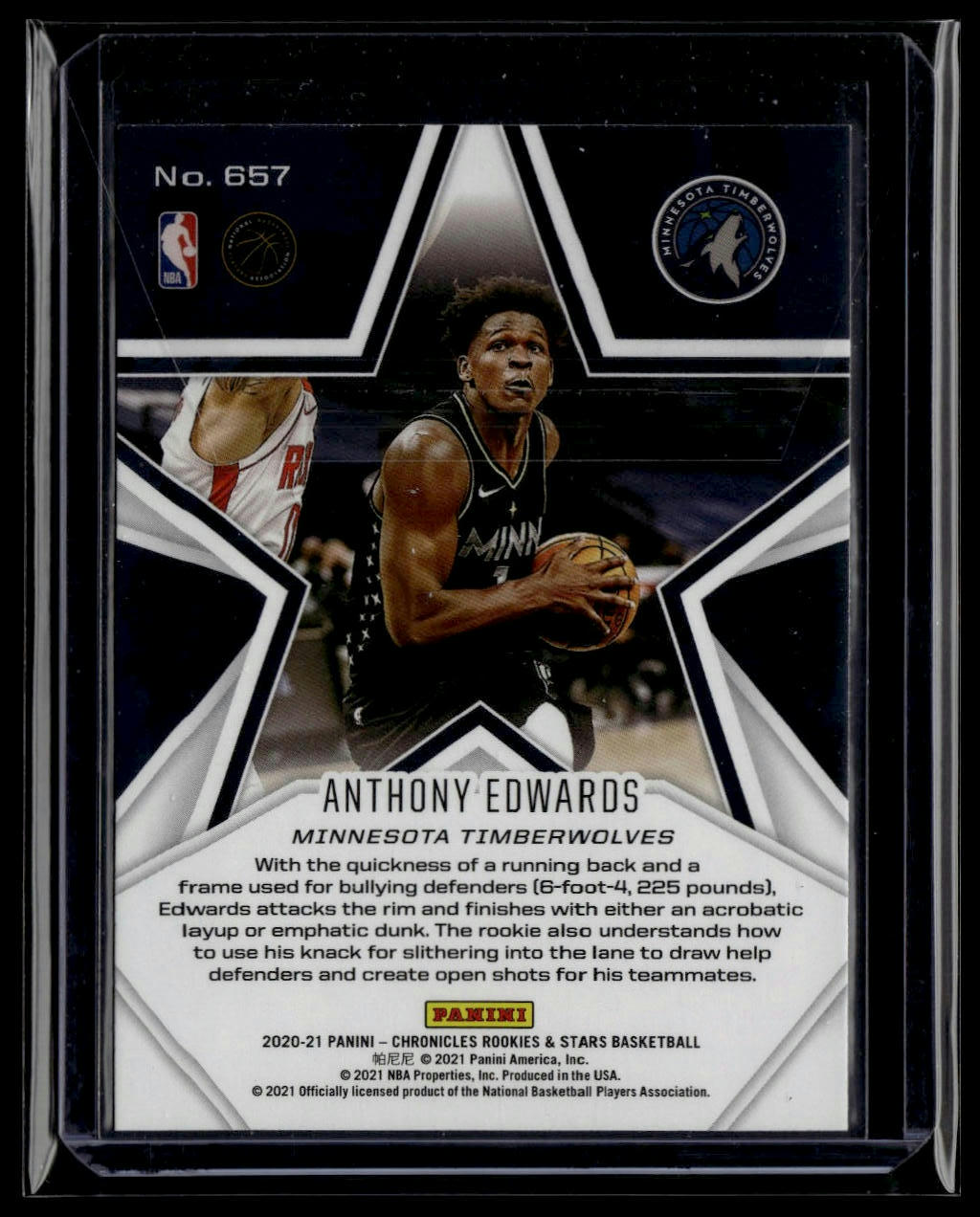2020-21 Panini Chronicles #657 Anthony Edwards
