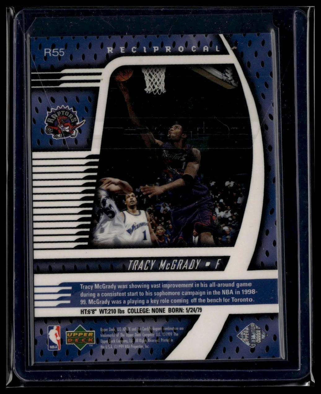1998-99 Upper Deck Ionix #R55 Tracy McGrady Reciprocal #/750