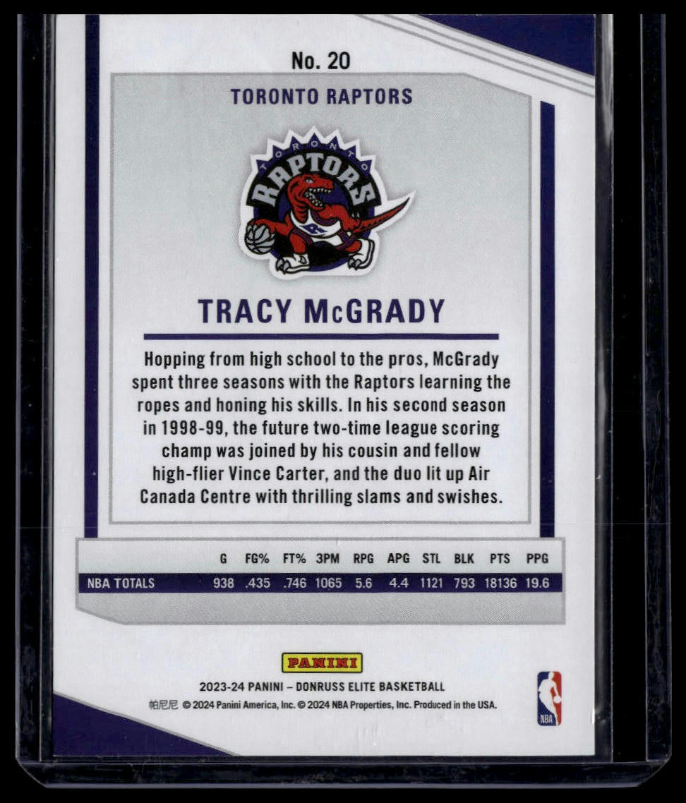 2023-24 Donruss Elite #20 Tracy McGrady Orange