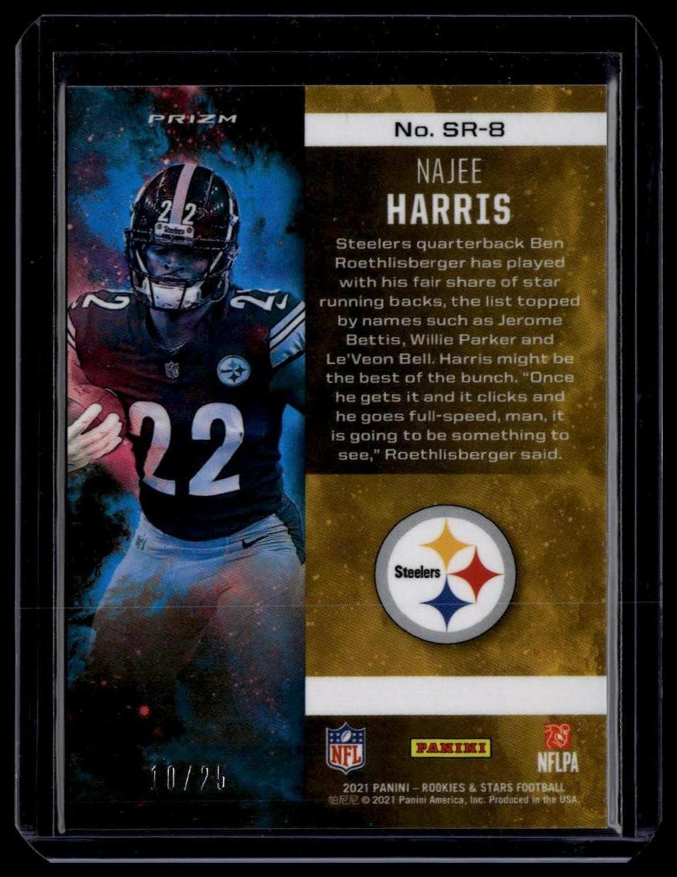 2021 Panini Rookies & Stars #SR-8 Najee Harris Stellar Rookies Orange #/25