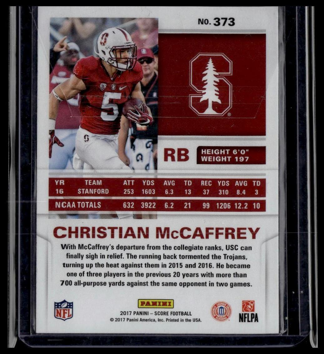 2017 Score #373 Christian McCaffrey
