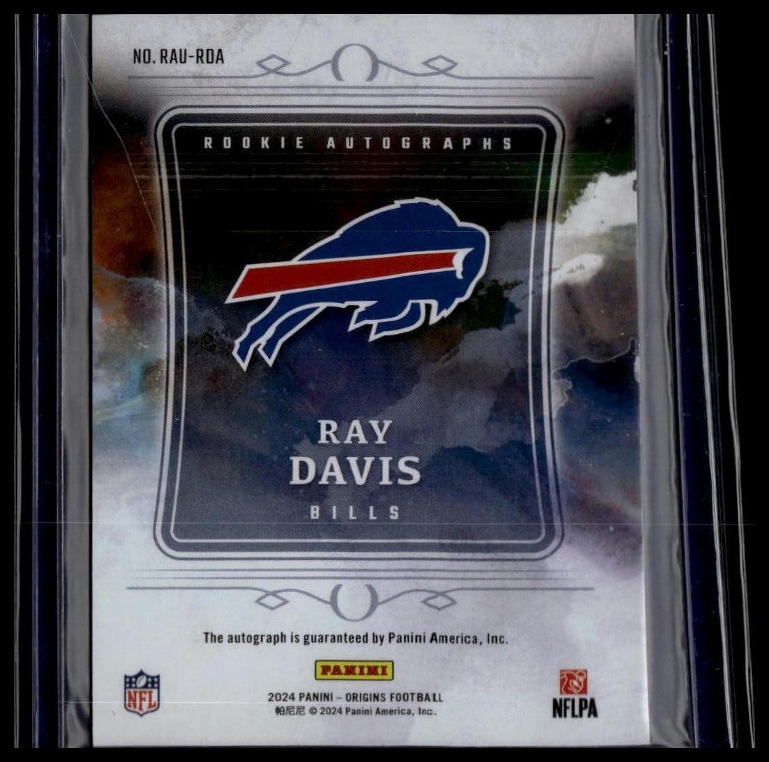 2024 Panini Origins #RAU-RDA Ray Davis Rookie Autographs