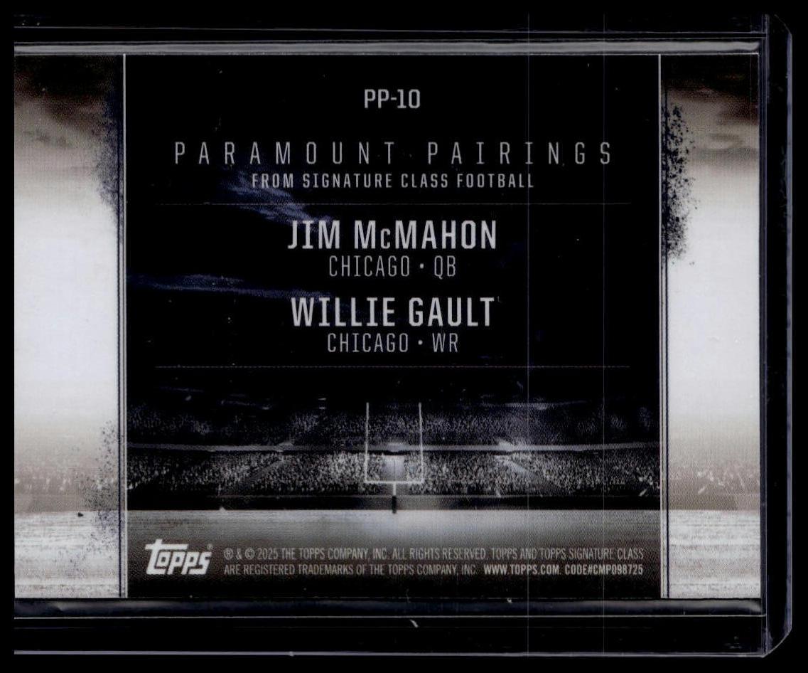 2024 Topps Signature #PP-10 Gault / McMahon SN175 Paramount Pairings Indigo