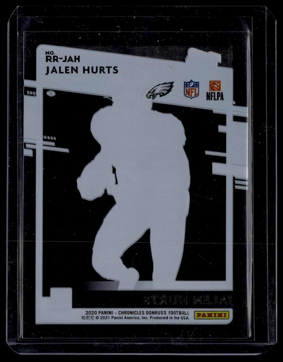 2020 Panini Chronicles #RR-JAH Jalen Hurts Clearly Donruss Rated Rookies