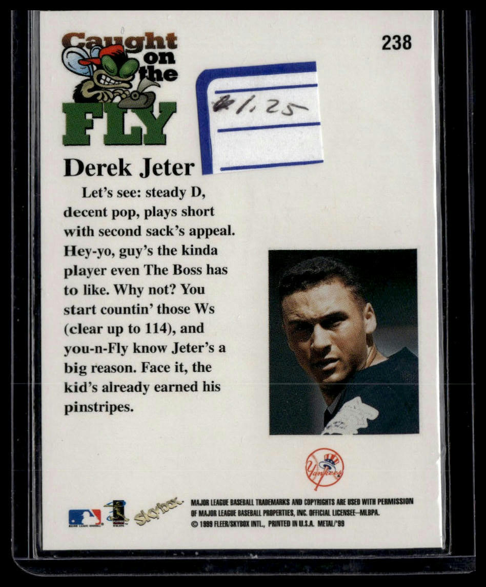 1999 Metal Universe #238 Derek Jeter