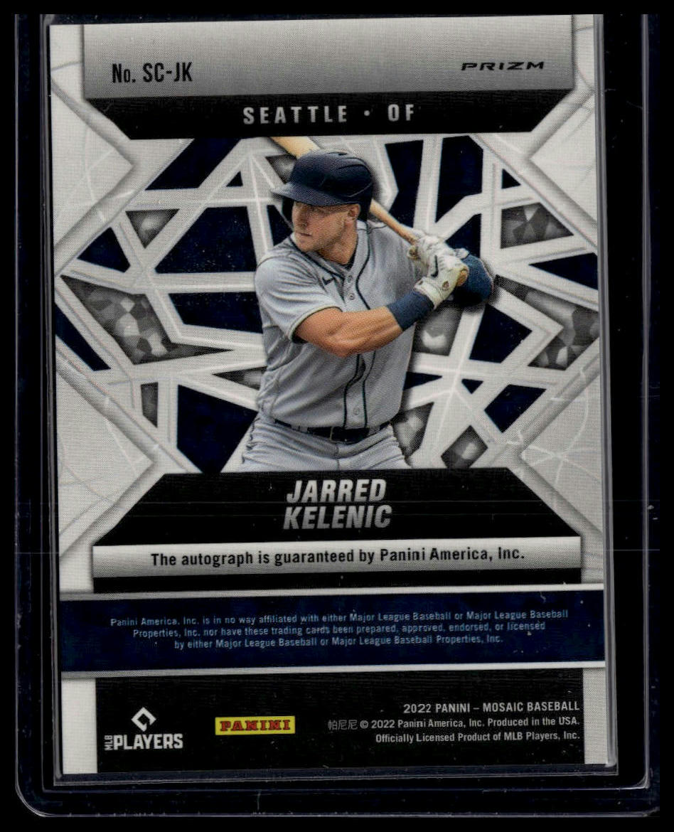 2022 Panini Mosaic #SC-JK Jarred Kelenic Scripts