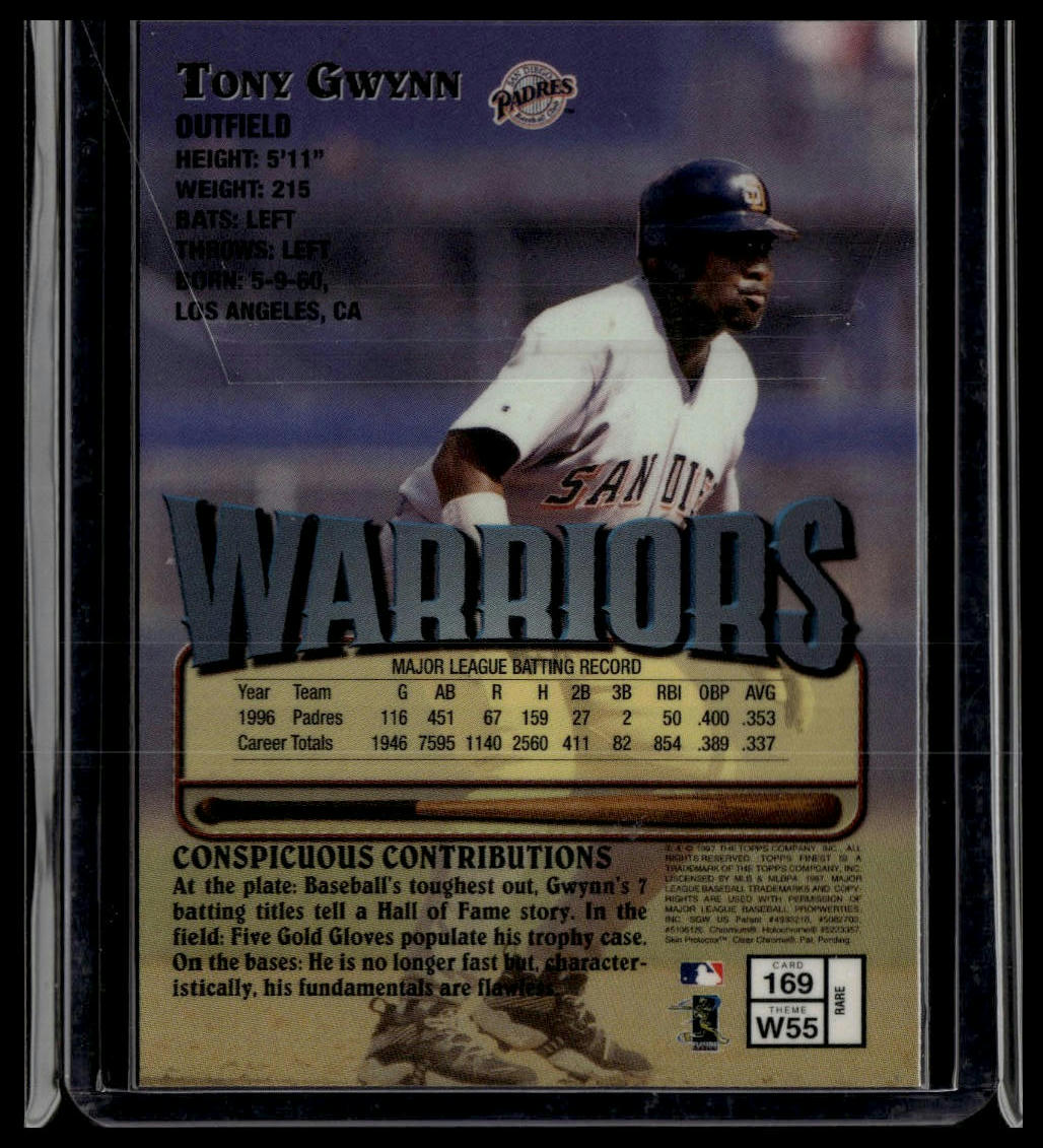 1997 Finest #169 Tony Gwynn