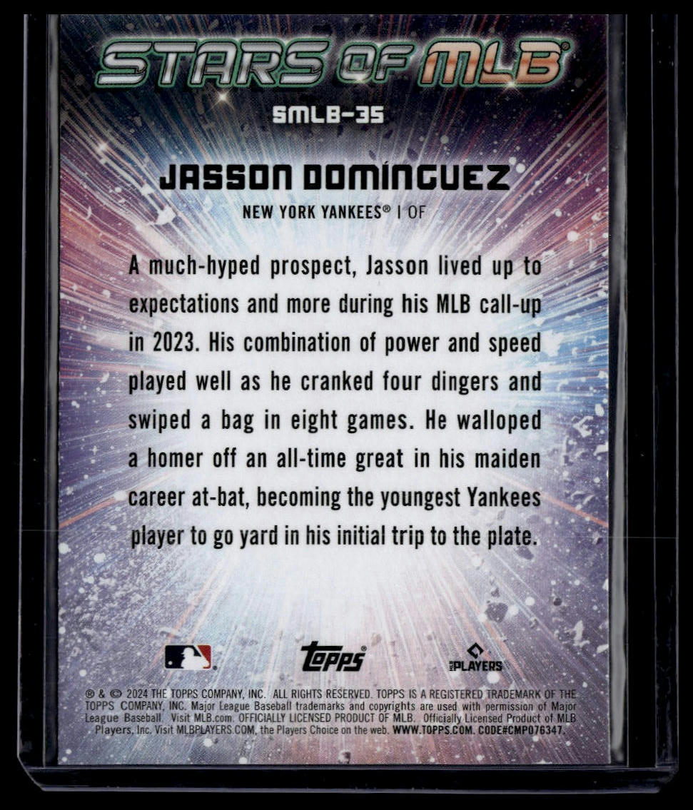 2024 Topps #SMLB-35 Jasson Domínguez Stars of MLB