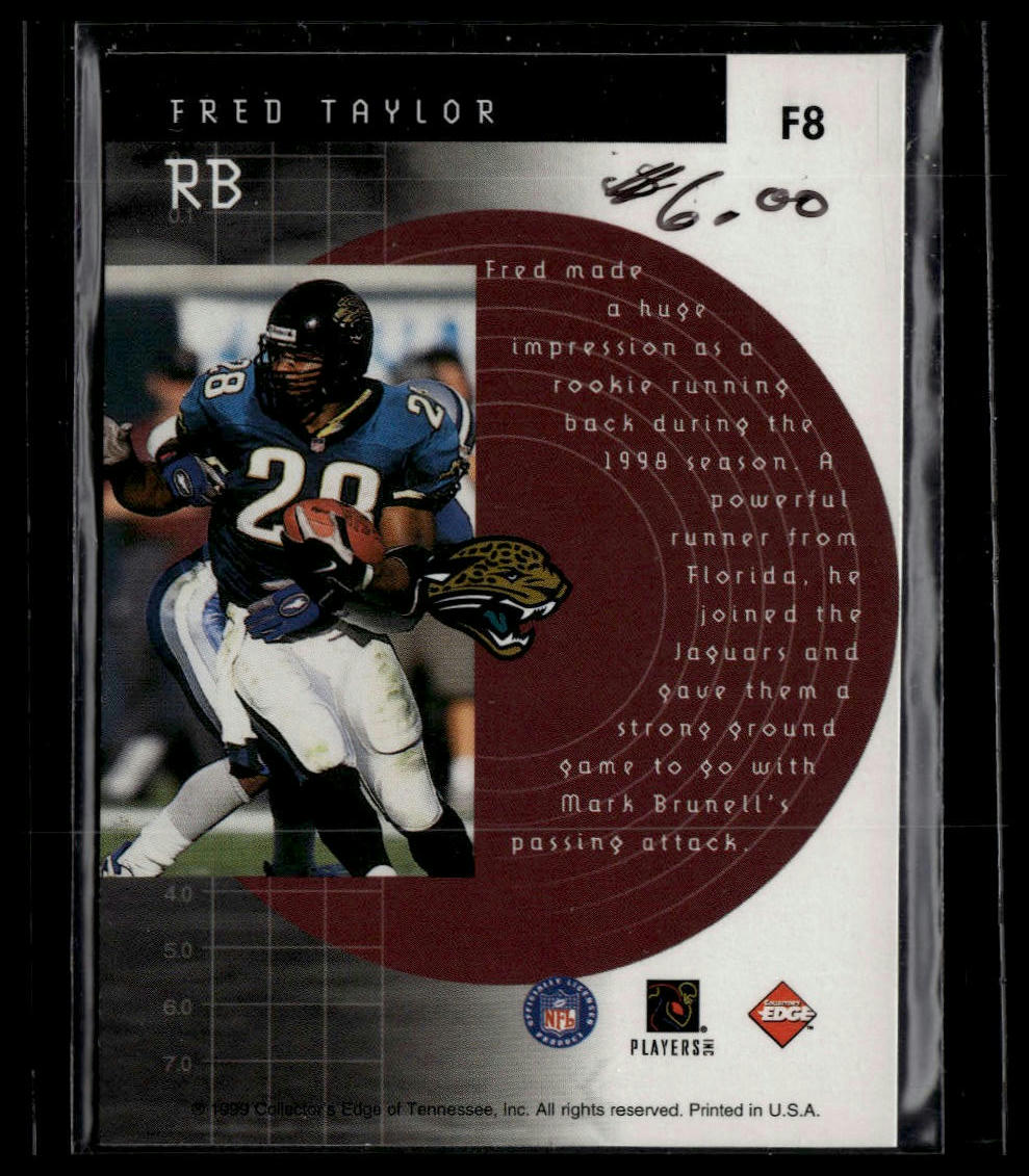 1999 Collector's Edge Fury #F8 Fred Taylor Forerunners
