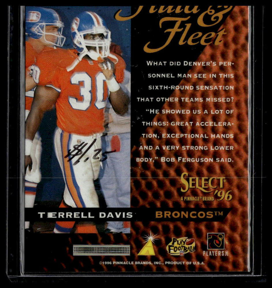 1996 Select #194 Terrell Davis