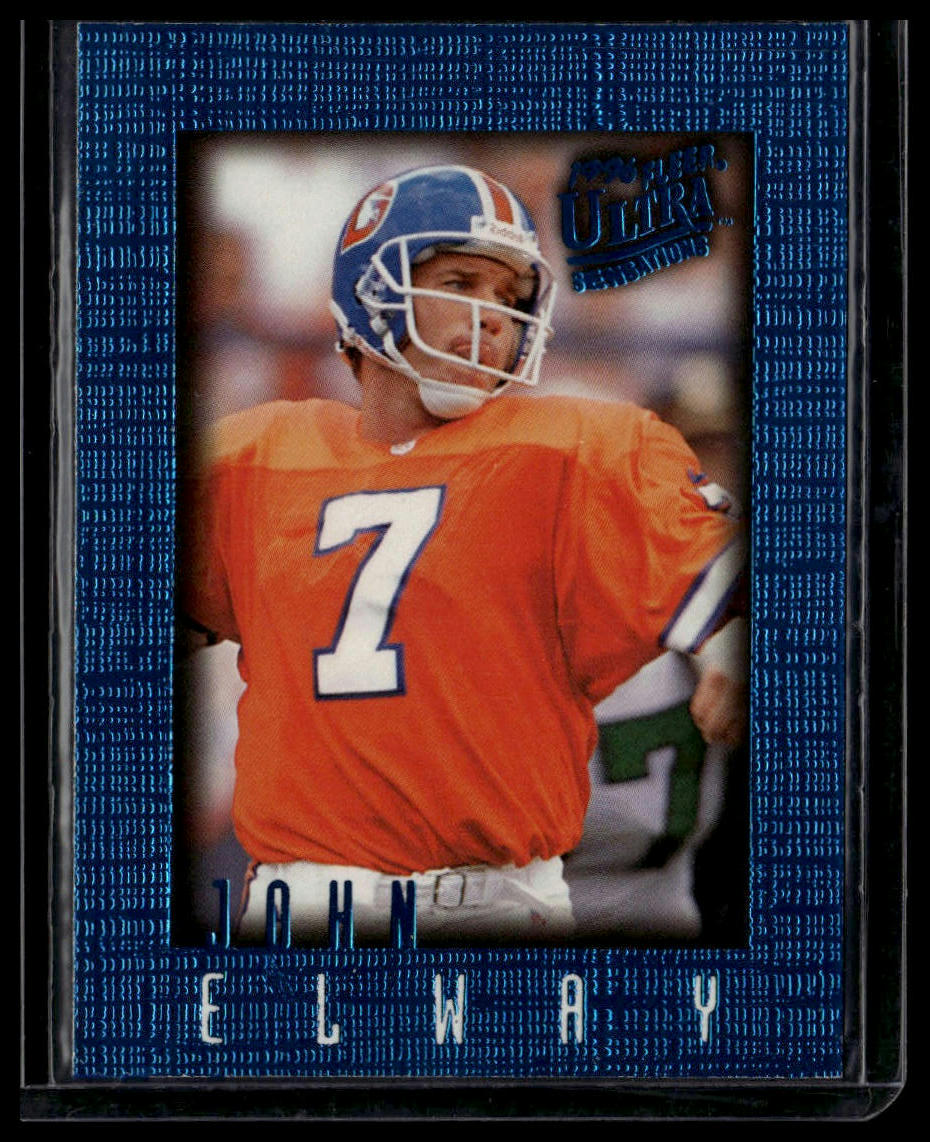 1996 Ultra Sensations #31 John Elway Blue