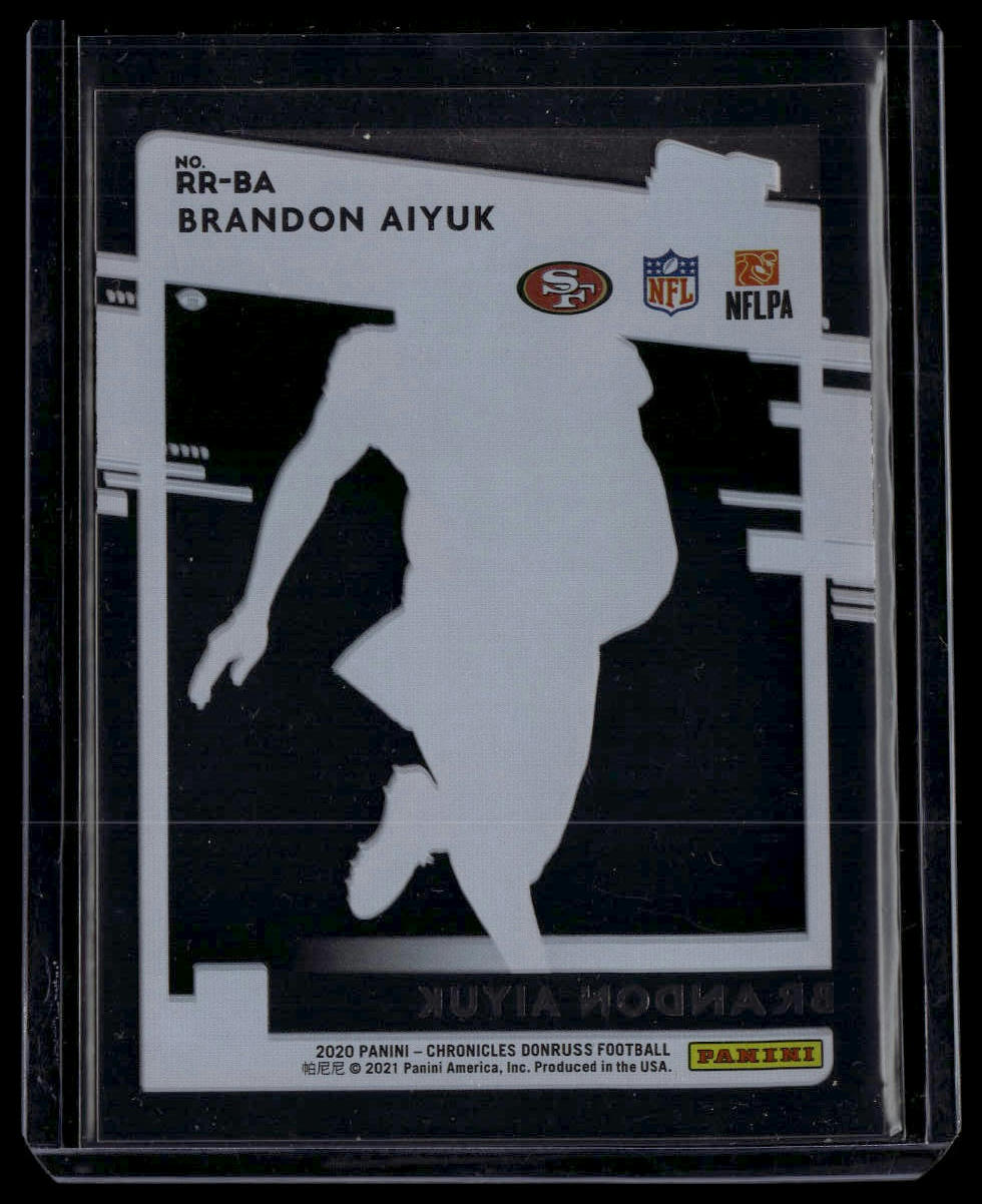 2020 Panini Chronicles #RR-BA Brandon Aiyuk Clearly Donruss Rated Rookies