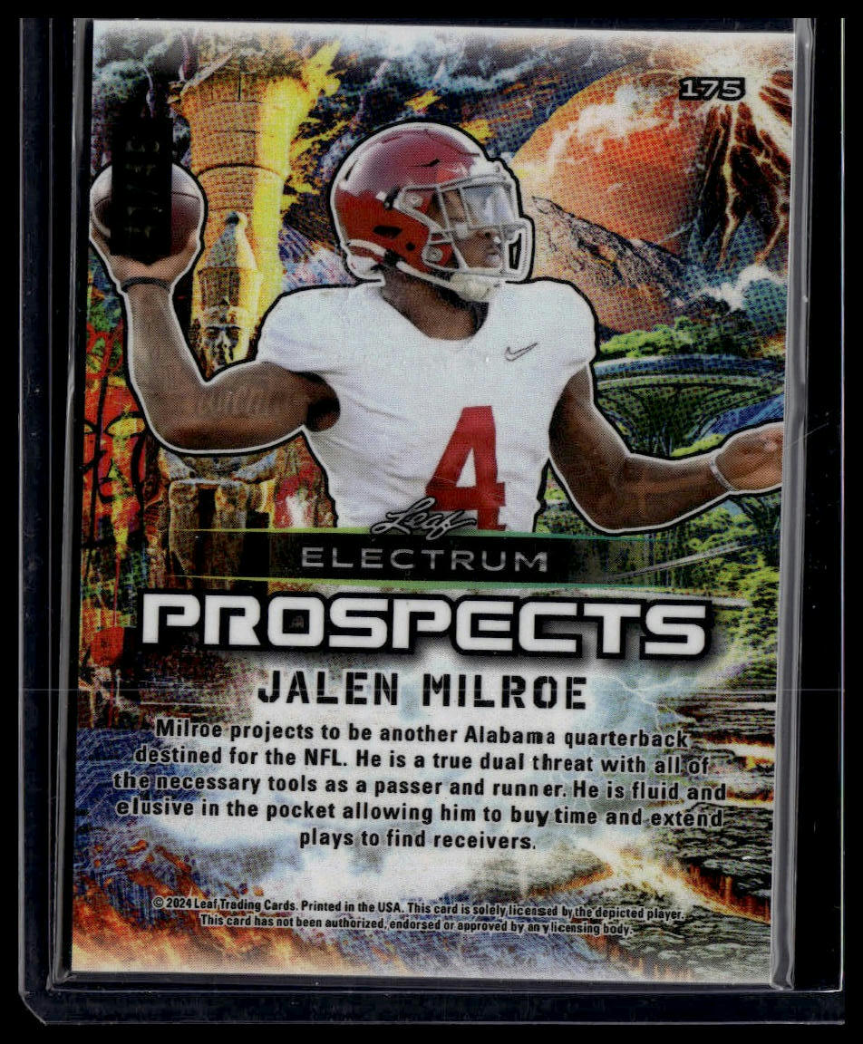 2024 Leaf Electrum - Bronze #175 Jalen Milroe #/45