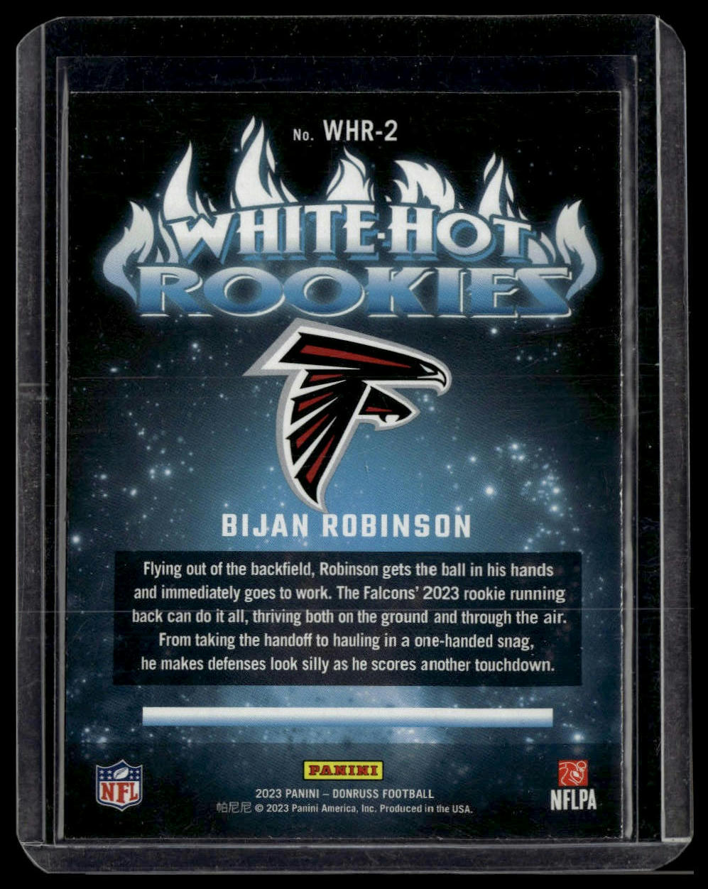 2023 Donruss #WHR-2 Bijan Robinson White Hot Rookies
