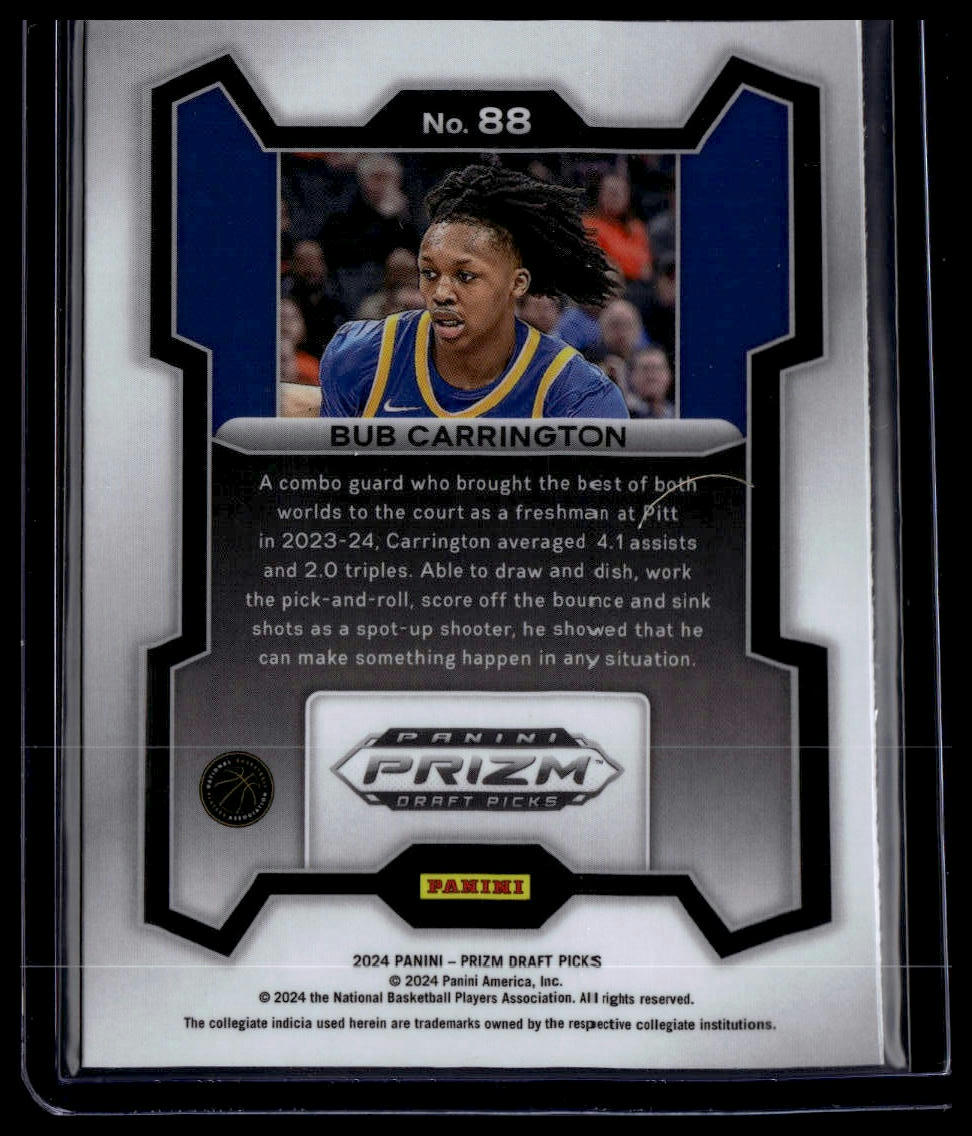 2024 Panini Prizm Draft Picks #88 Bub Carrington