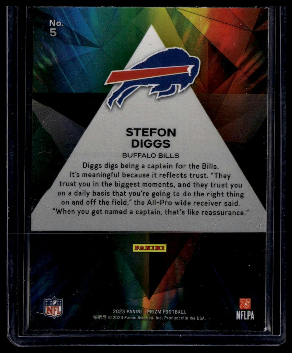 2023 Panini Prizm #5 Stefon Diggs Prizmatic