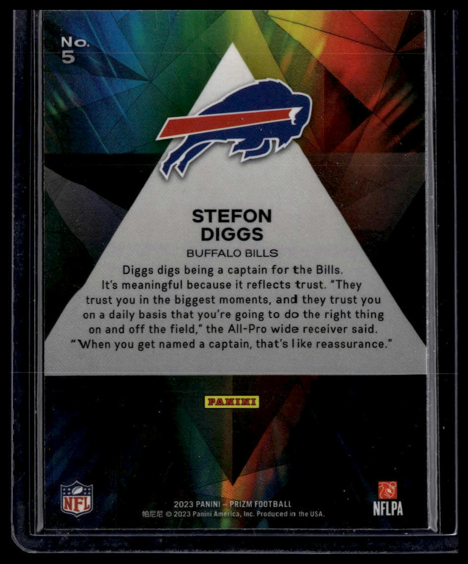 2023 Panini Prizm #5 Stefon Diggs Prizmatic