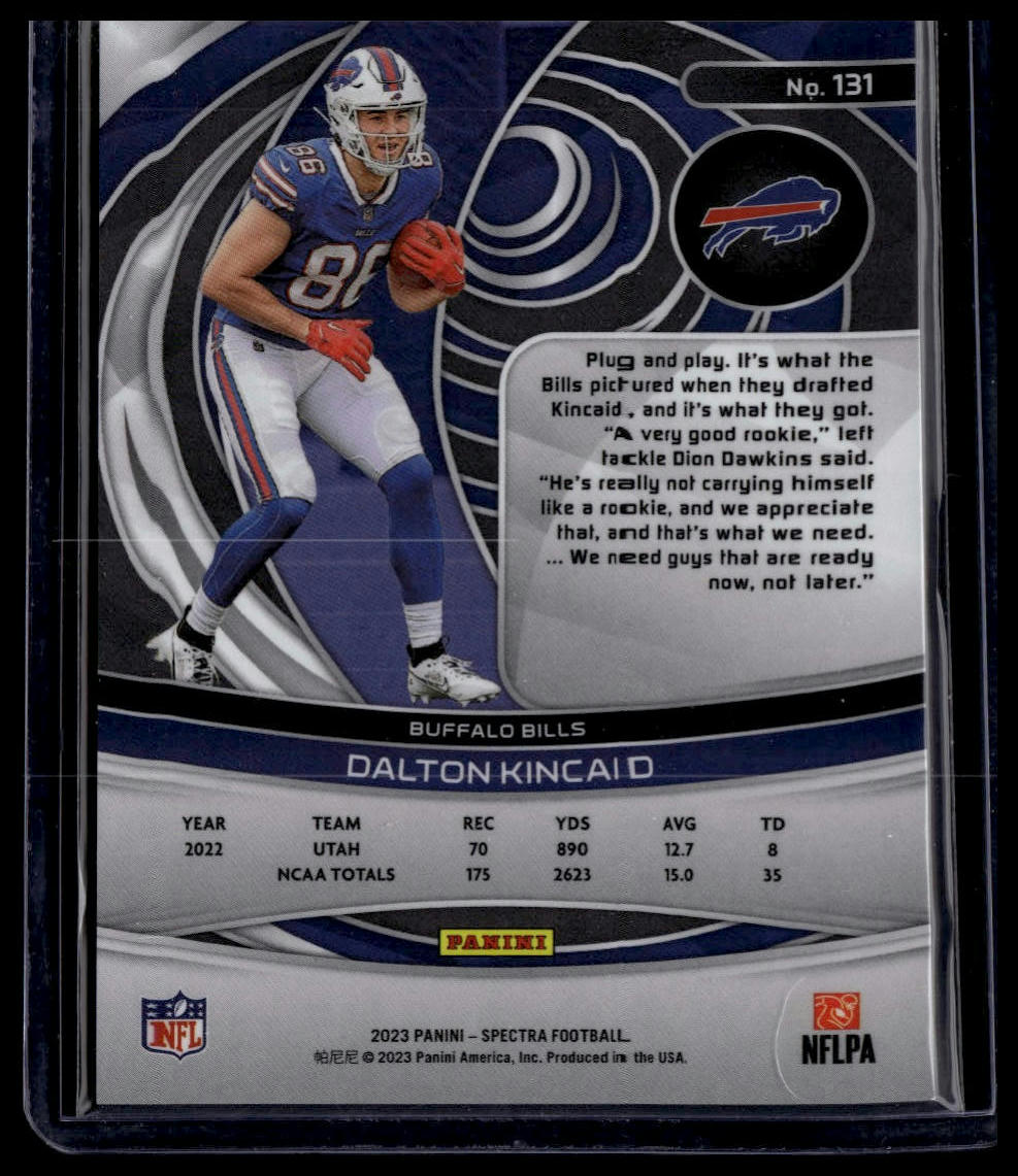 2023 Panini Spectra #131 Dalton Kincaid