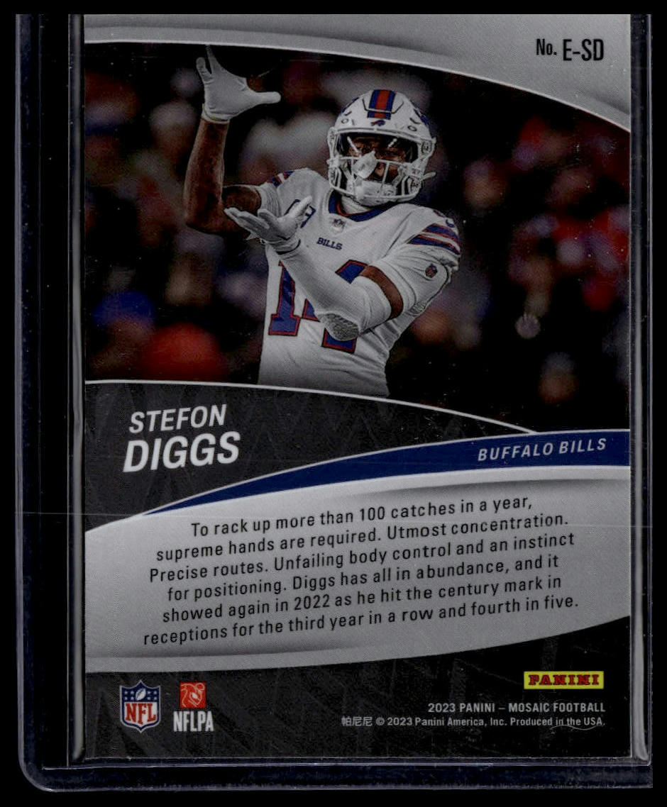 2023 Panini Mosaic #E-SD Stefon Diggs Elevate