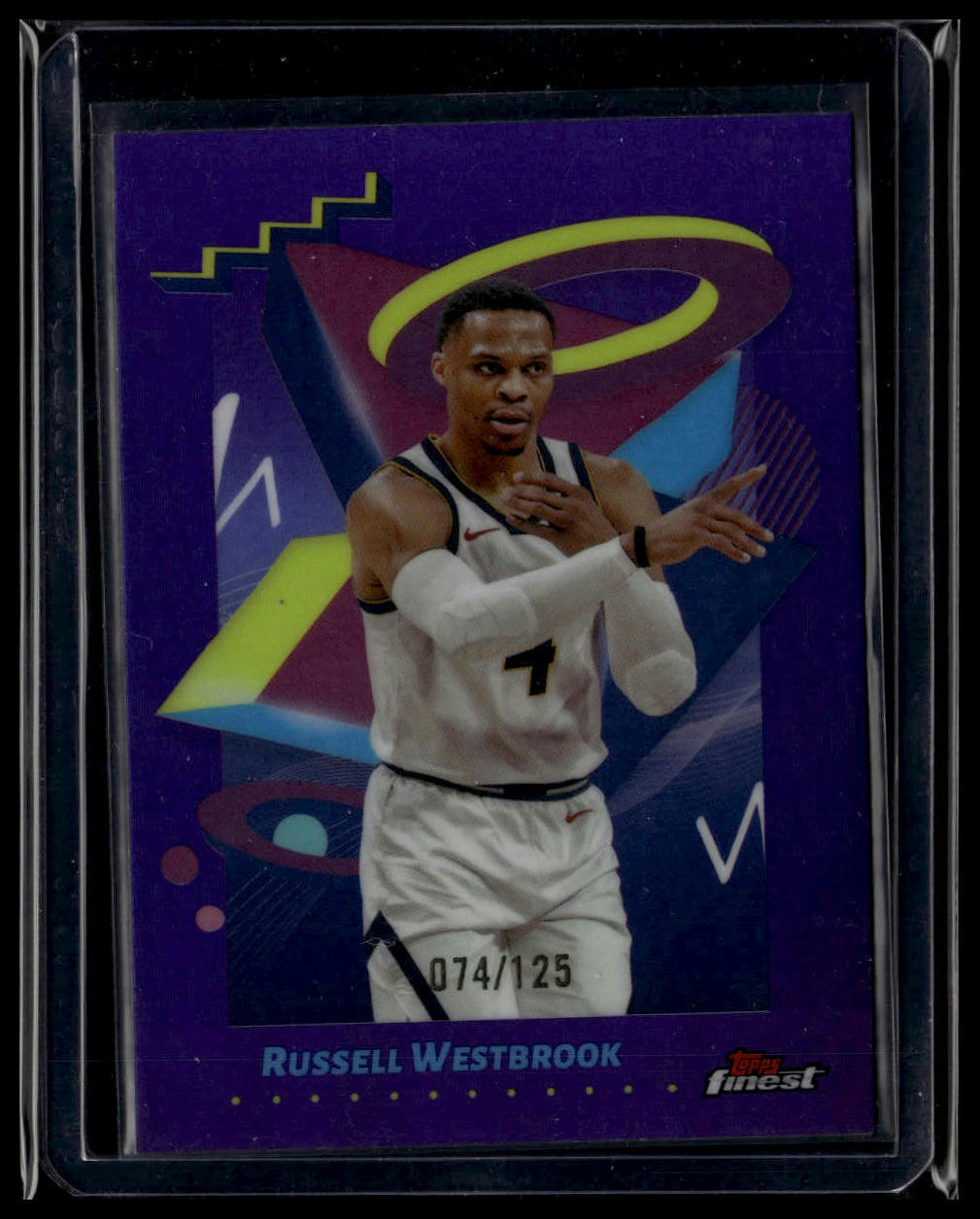 2024-25 Finest #234 Russell Westbrook Purple Refractor #/125