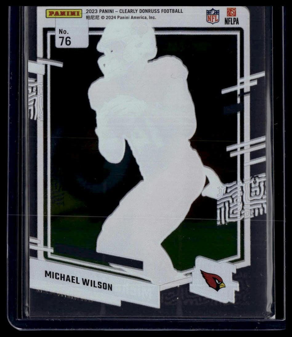 2023 Clearly Donruss #76 Michael Wilson