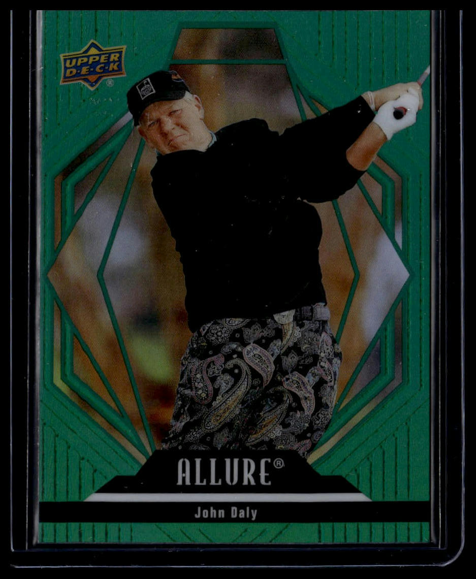 2024 Upper Deck Portfolio #AR-JD John Daly Allure Green Rainbow Parallel