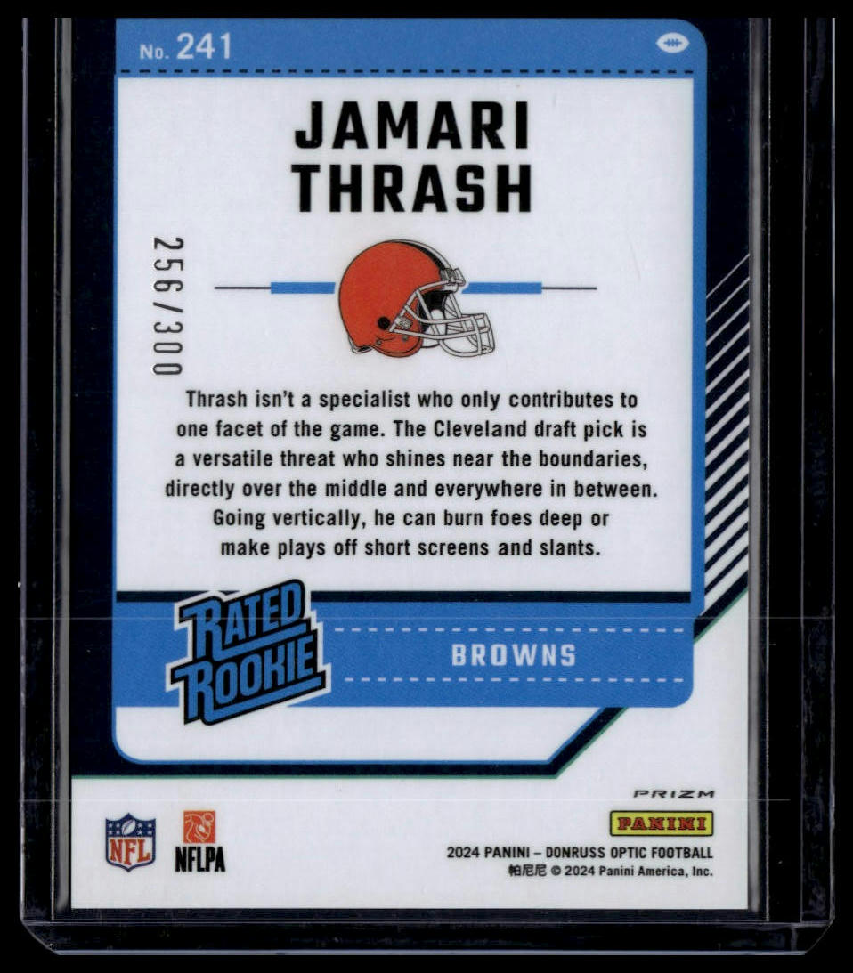 2024 Donruss Optic #241 Jamari Thrash Wave #/300