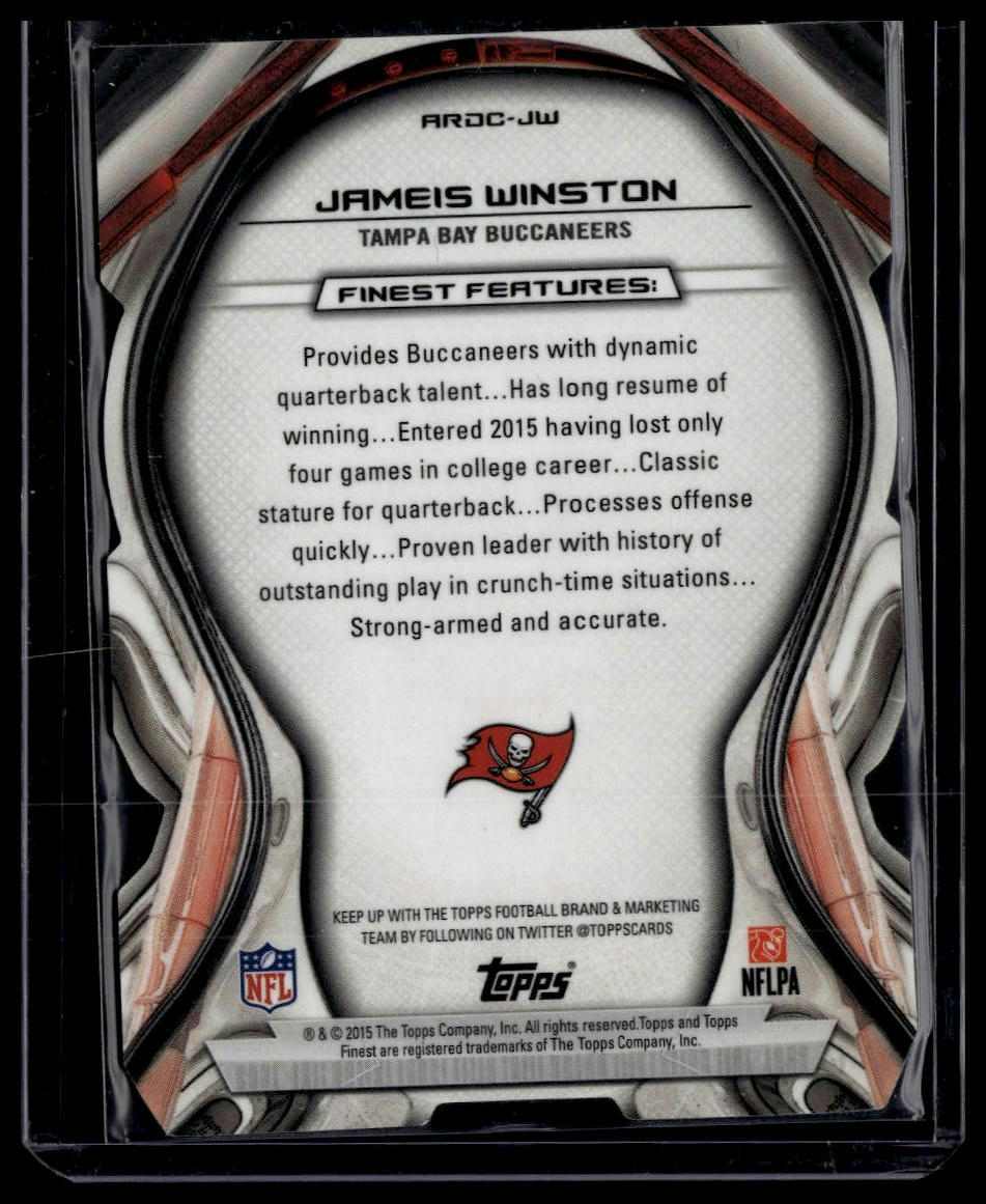 2015 Finest #95FRR-JW Jameis Winston 1995 Topps Finest Refractors Gold #/199