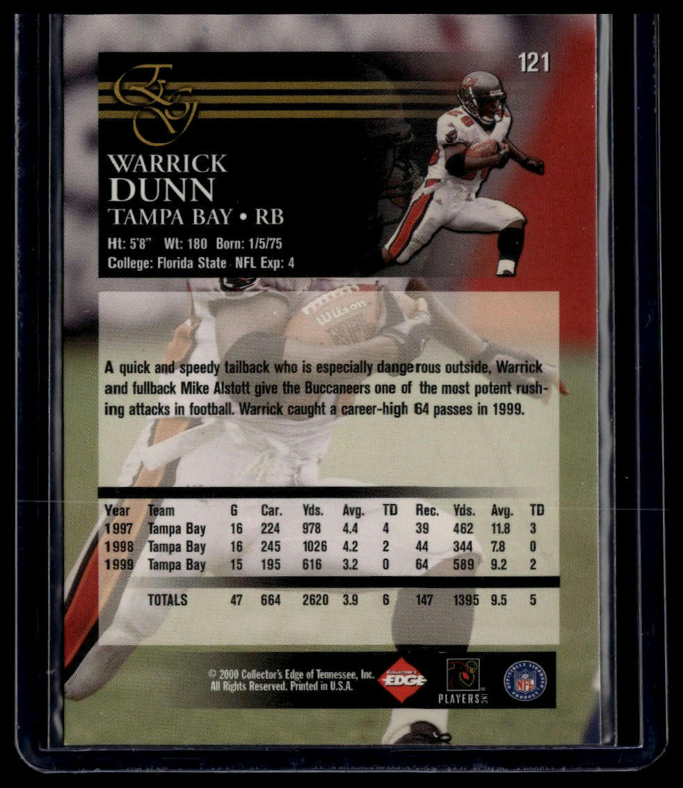 2000 Collector's Edge EG #121 Warrick Dunn