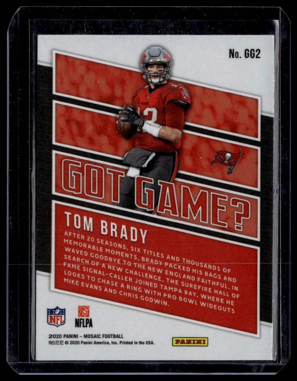 2020 Panini Mosaic #GG2 Tom Brady Got Game?