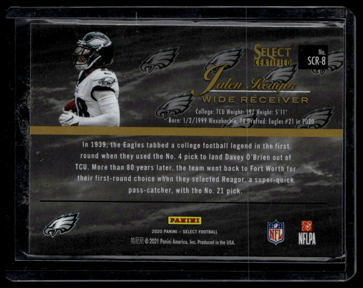 2020 Panini Select #SCR-8 Jalen Reagor Select Certified Rookies