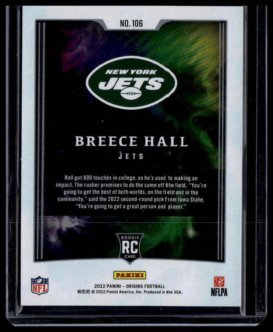 2022 Panini Origins #106 Breece Hall