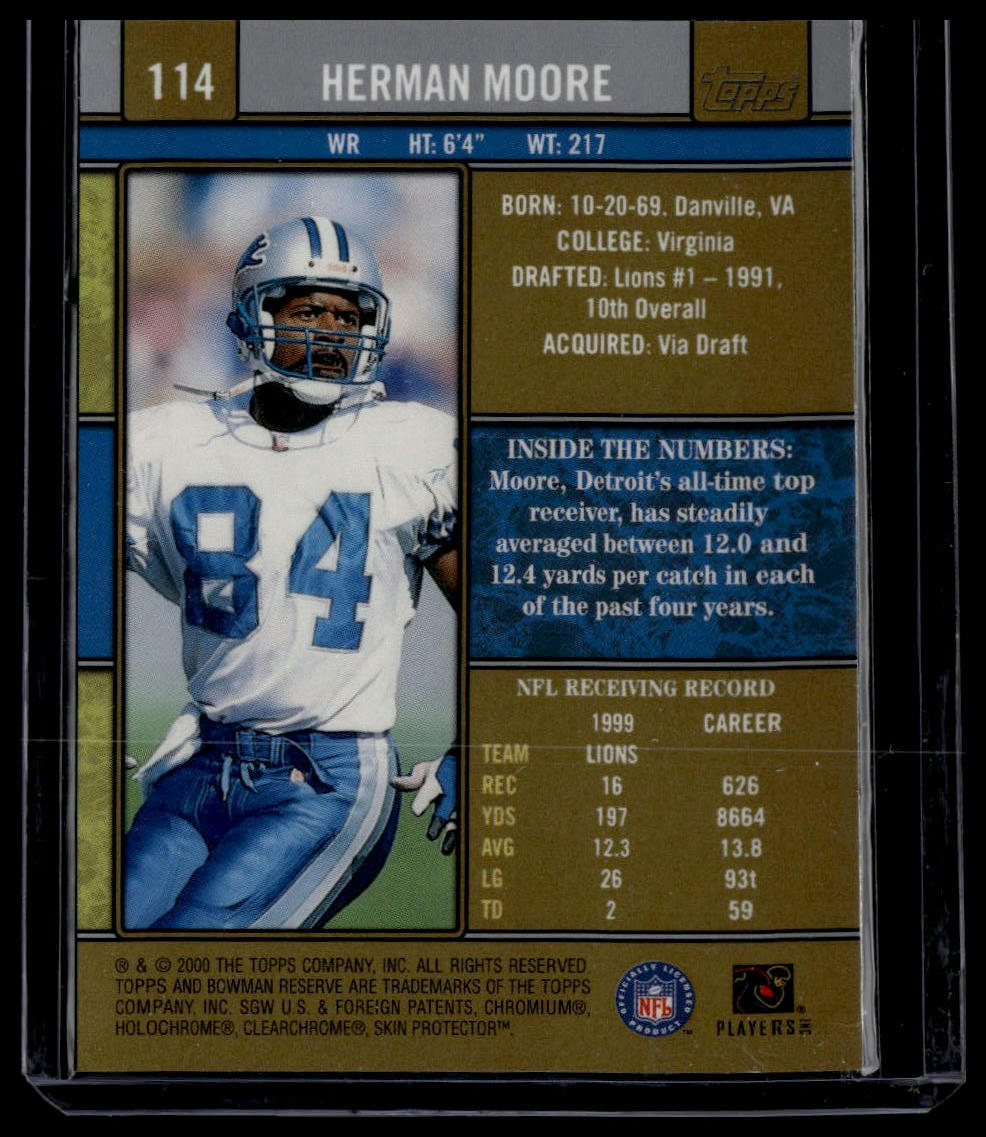2000 Bowman Reserve #114 Herman Moore
