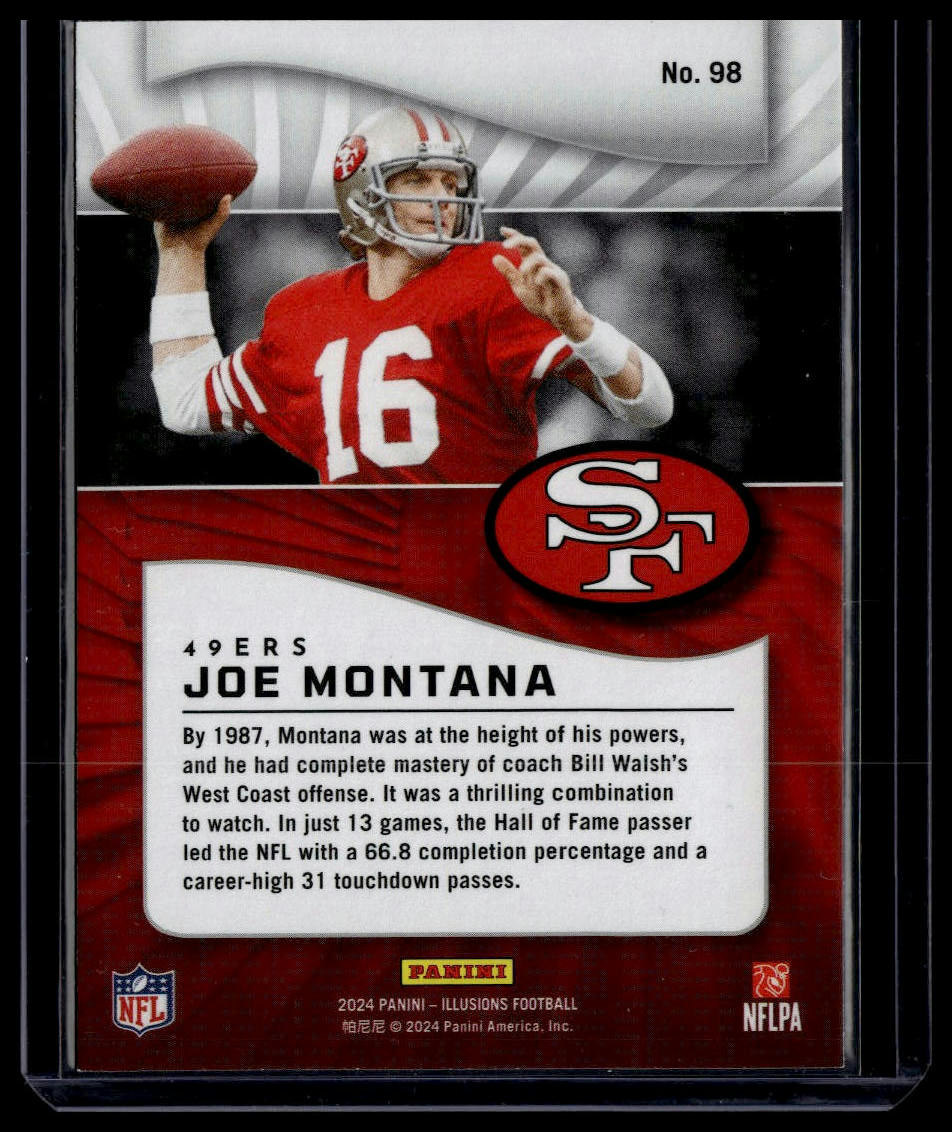 2024 Panini Illusions #98 Joe Montana