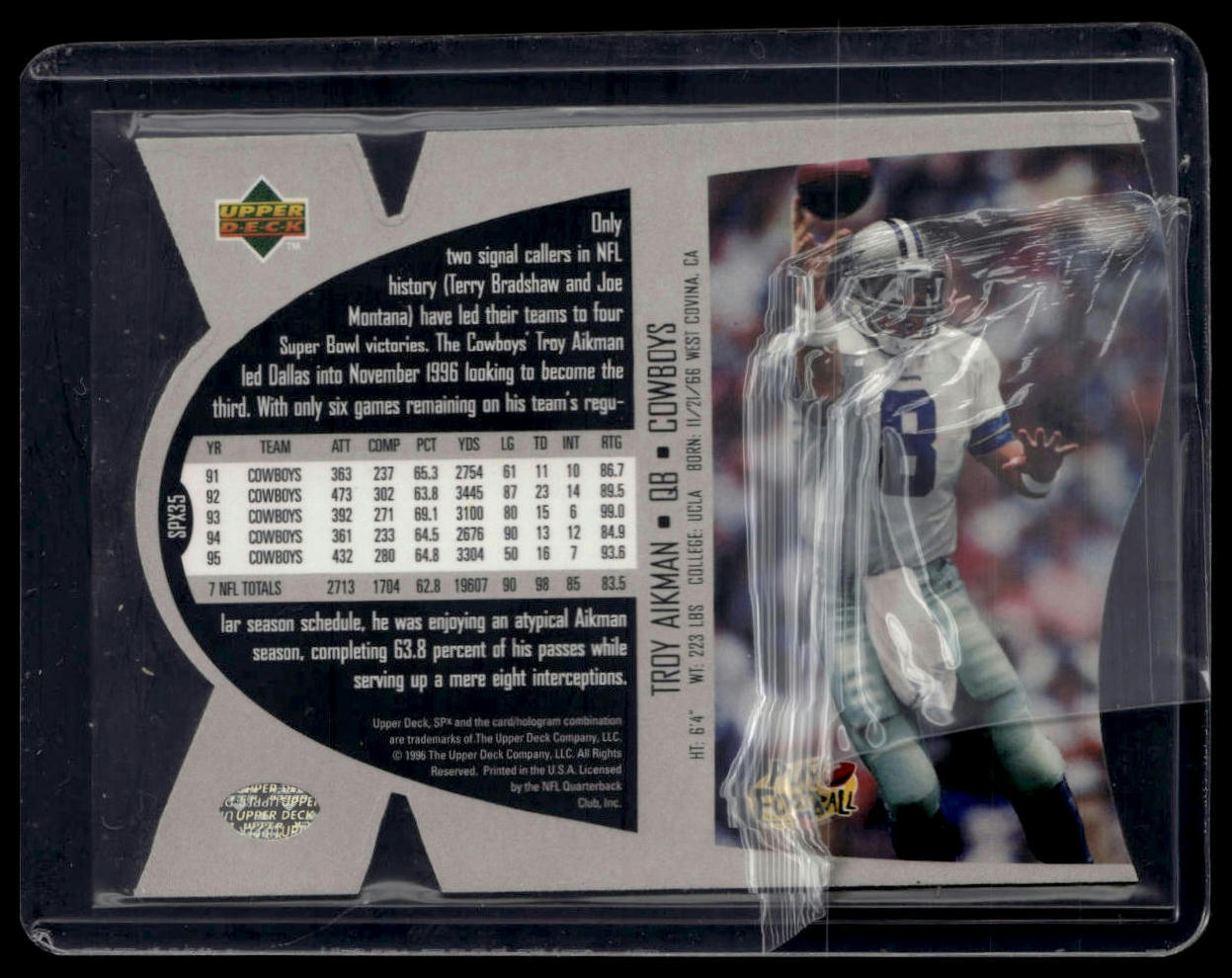 1997 SPx #SPX35 Troy Aikman