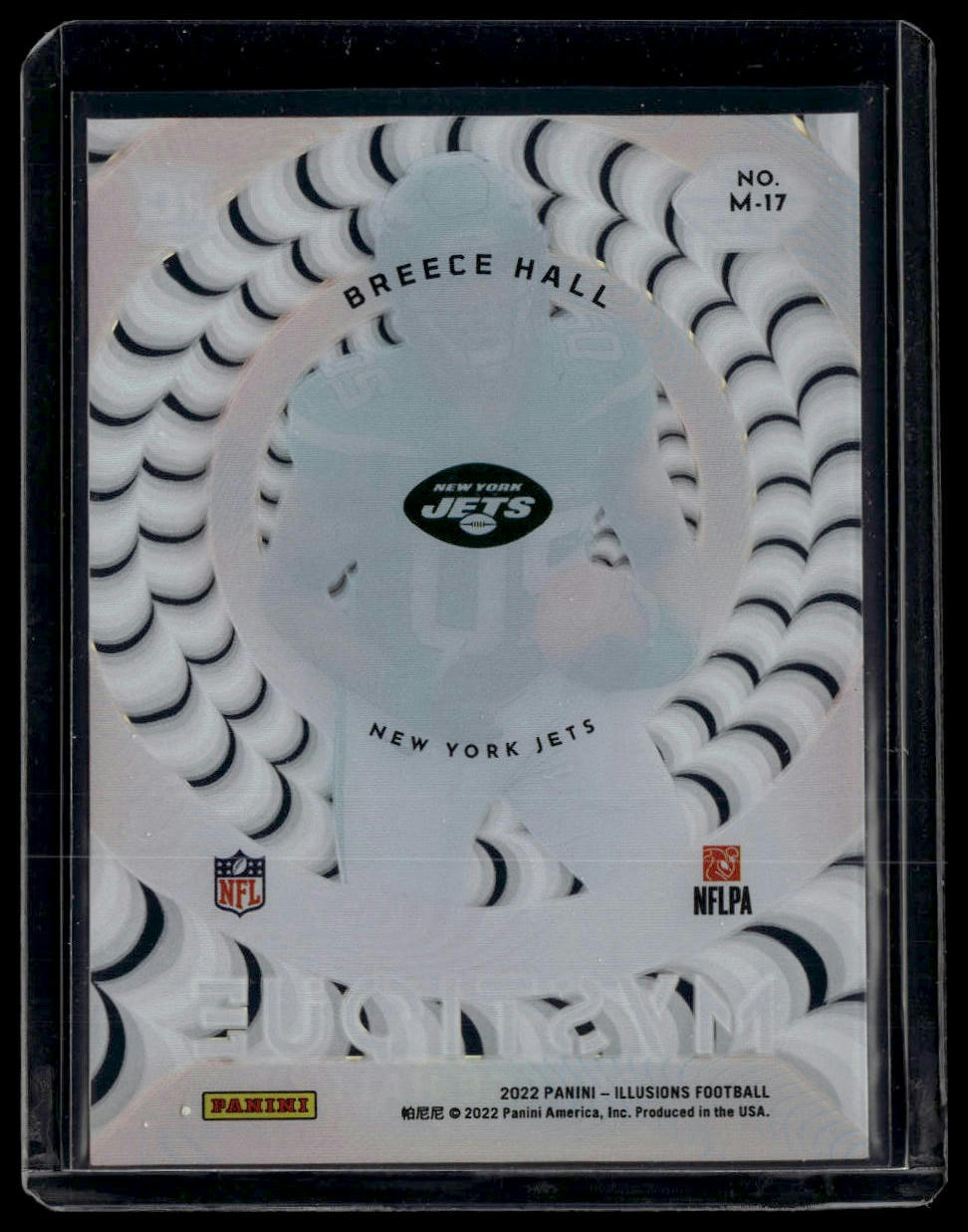 2022 Panini Illusions #M-17 Breece Hall Mystique