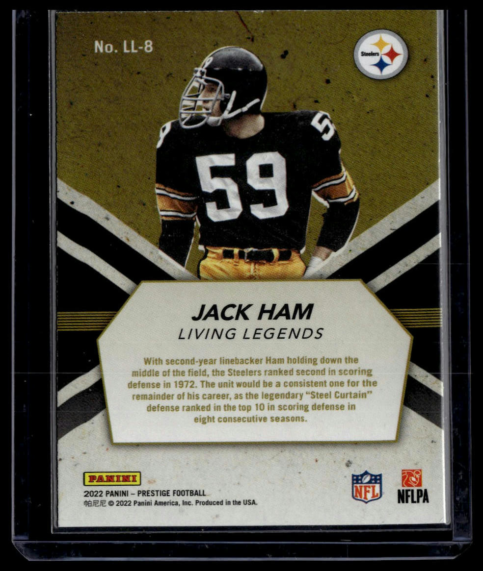2022 Panini Prestige #LL-8 Jack Ham Living Legends
