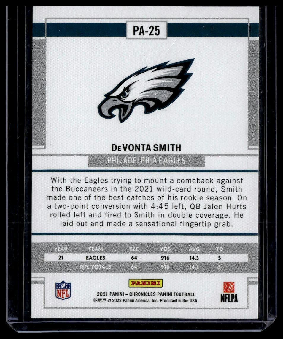 2021 Panini Chronicles #PA-25 DeVonta Smith Panini
