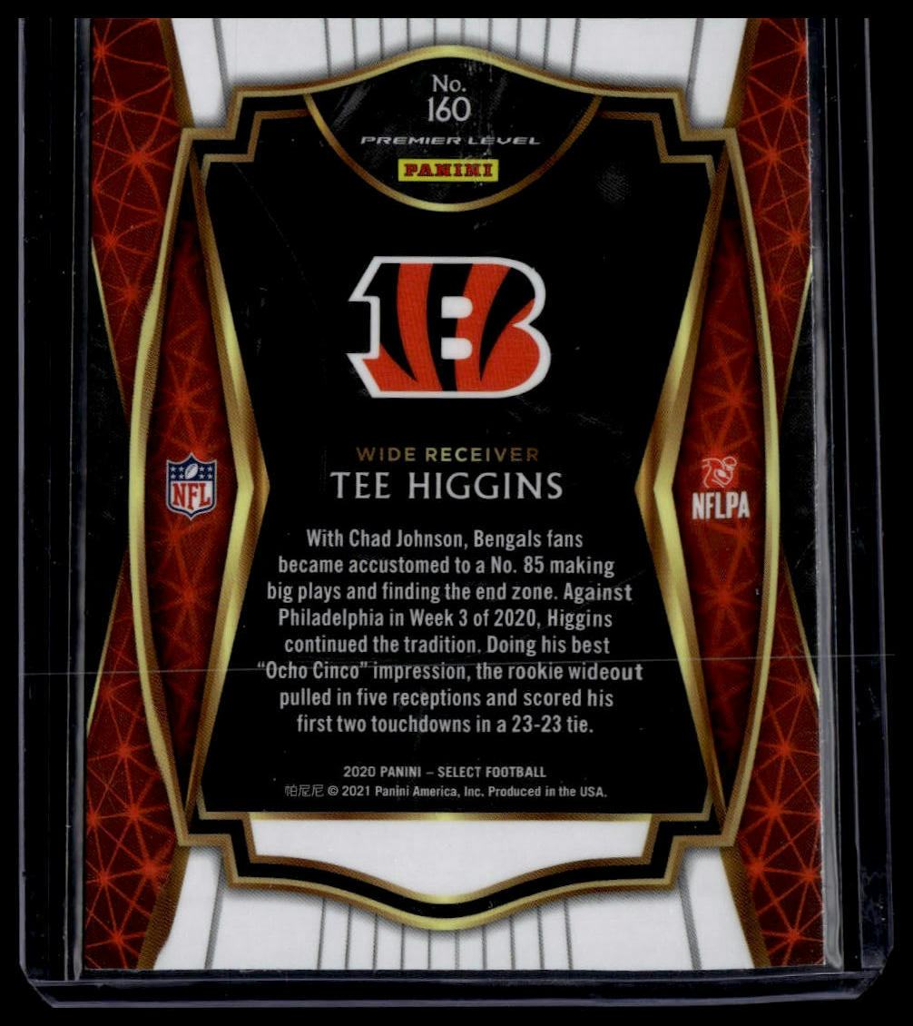 2020 Panini Select #160 Tee Higgins