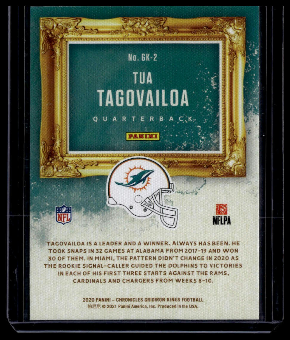 2020 Panini Chronicles #GK-2 Tua Tagovailoa Gridiron Kings