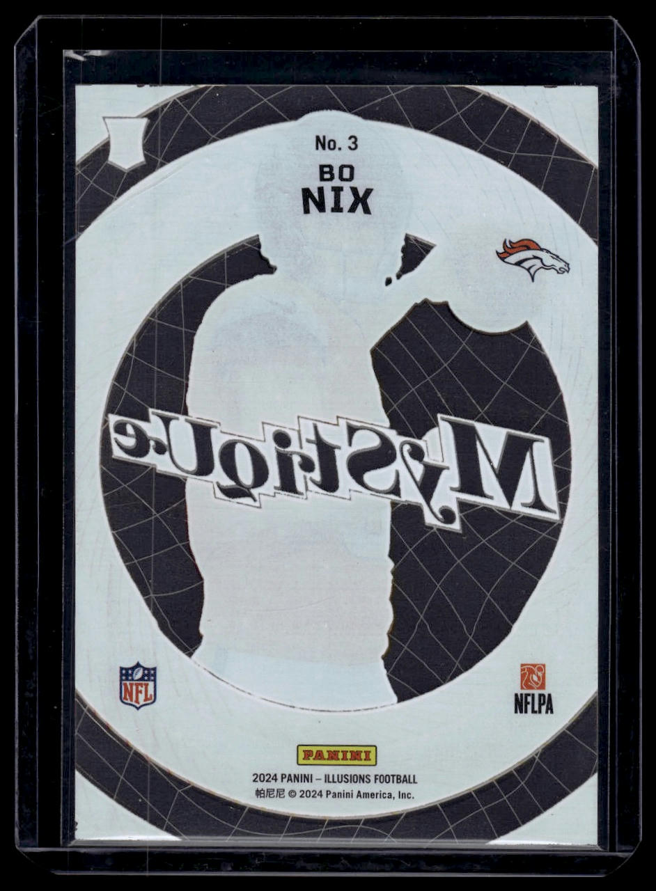2024 Panini Illusions #3 Bo Nix Mystique