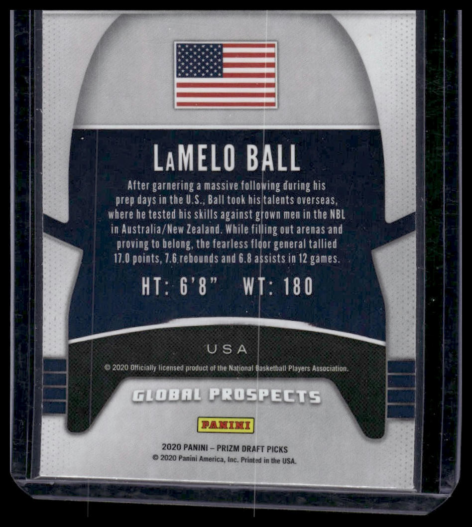 2020 Panini Prizm Draft Picks Collegiate #98 LaMelo Ball