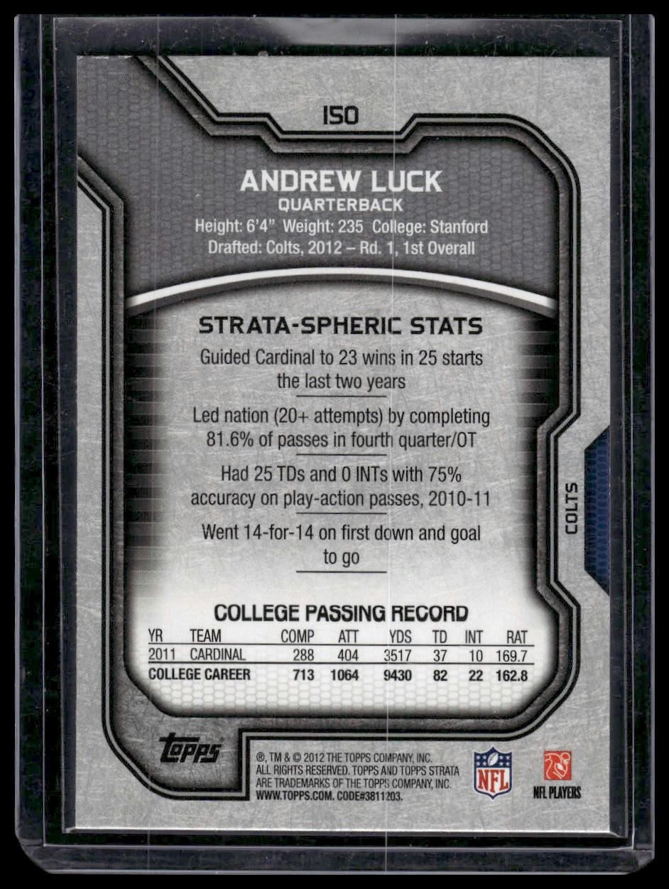 2012 Topps Strata (Hobby) #150 Andrew Luck