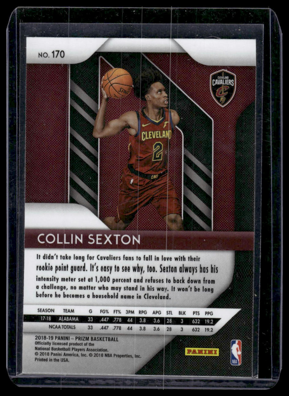 2018-19 Panini Prizm #170 Collin Sexton