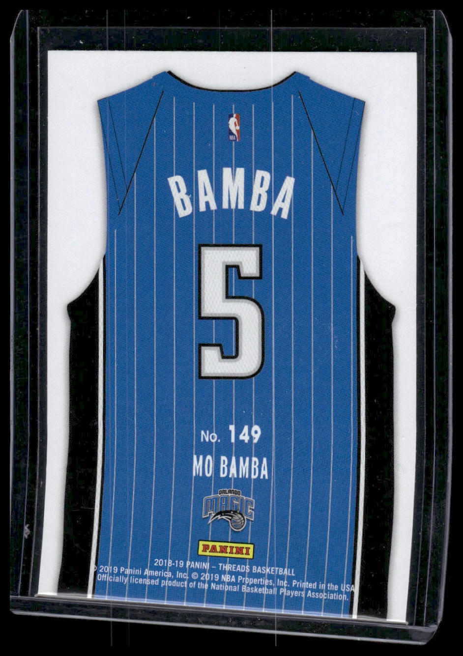 2018-19 Panini Threads #149 Mo Bamba Dazzle