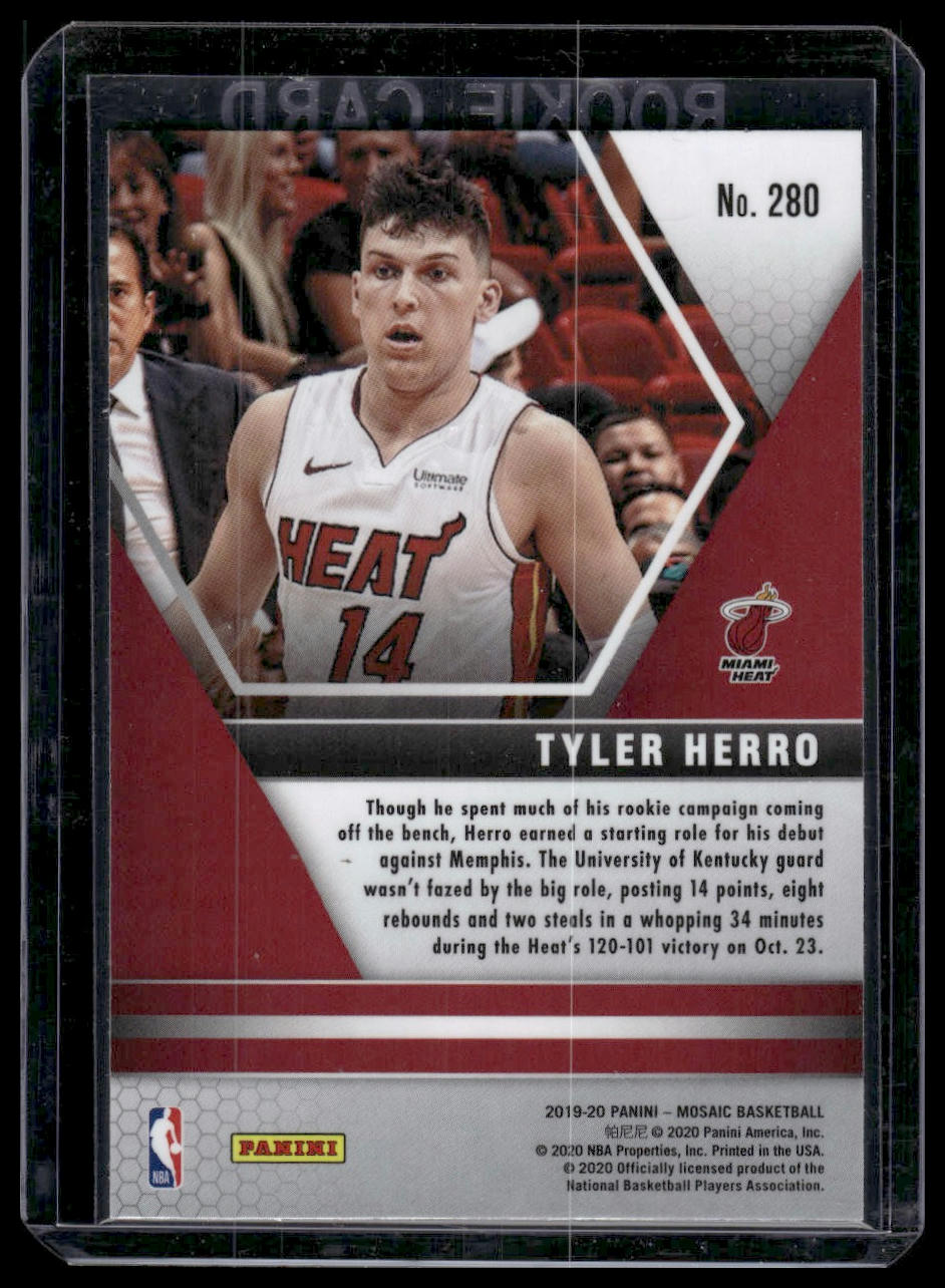 2019-20 Panini Mosaic #280 Tyler Herro