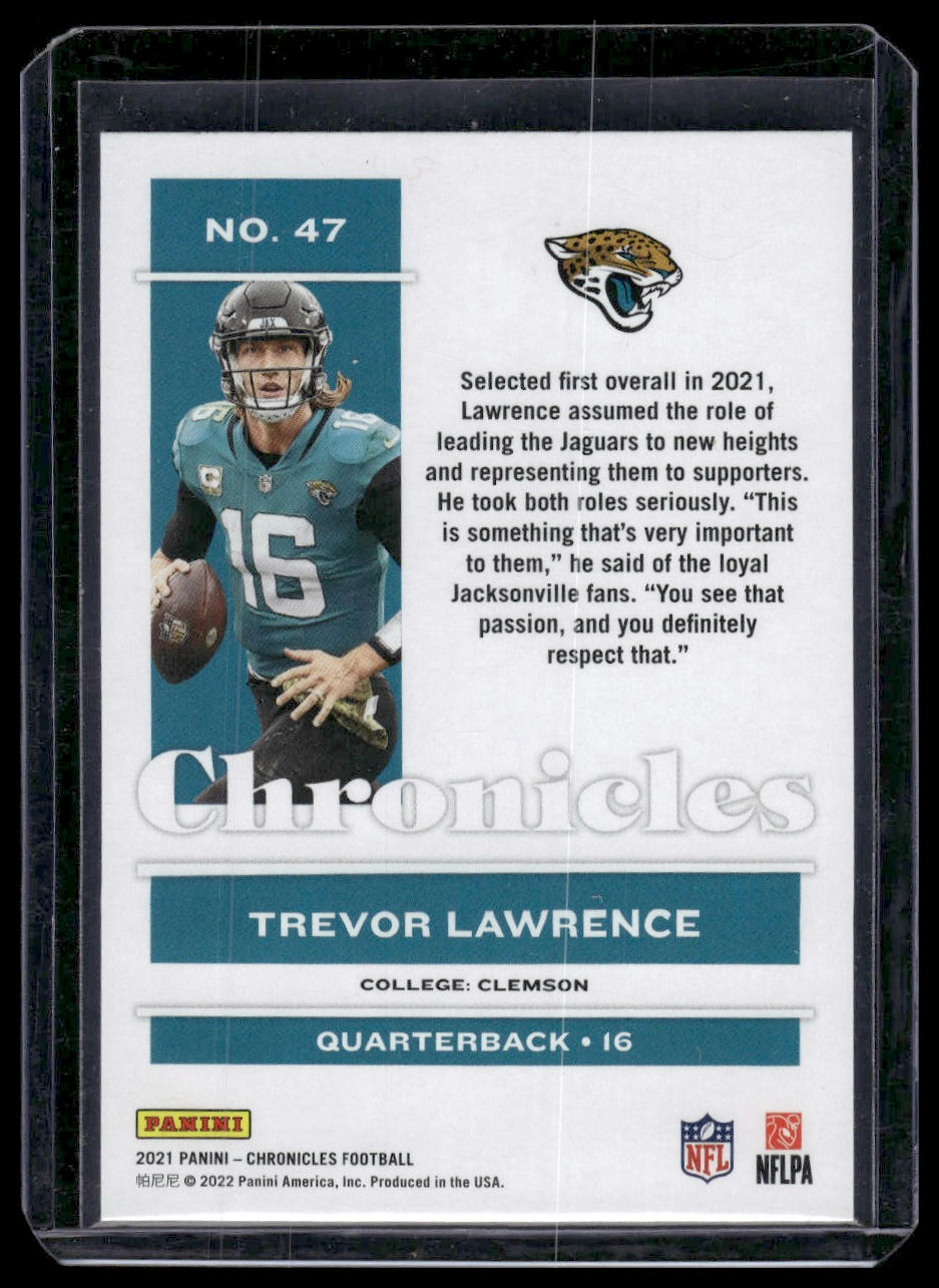 2021 Panini Chronicles #47 Trevor Lawrence