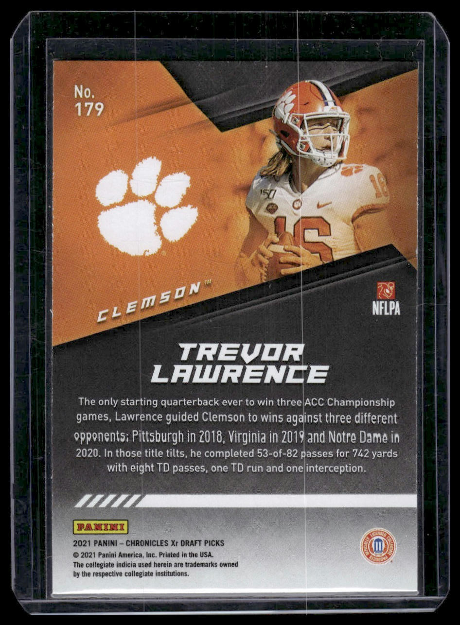 2021 Panini Chronicles Draft Picks #179 Trevor Lawrence