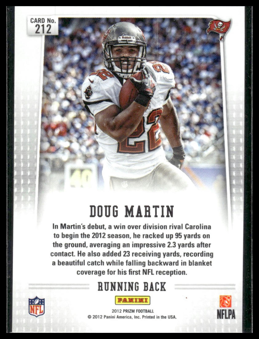 2012 Panini Prizm #212b Doug Martin